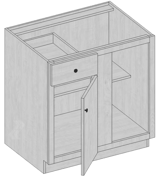 american-kitchen-Base Cabinet-BBC42