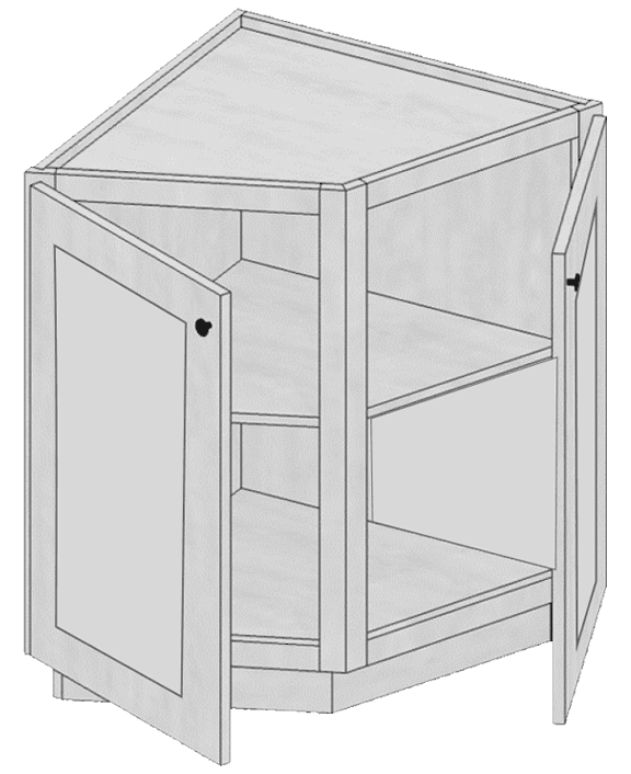 american-kitchen-Base Cabinet-BEC2424
